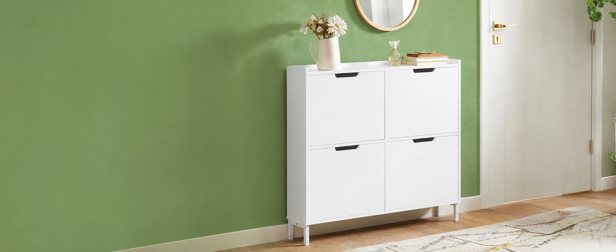 How to Store More Shoes in a Small Hallway: Meet the 19cm Slim Shoe Cabinet
