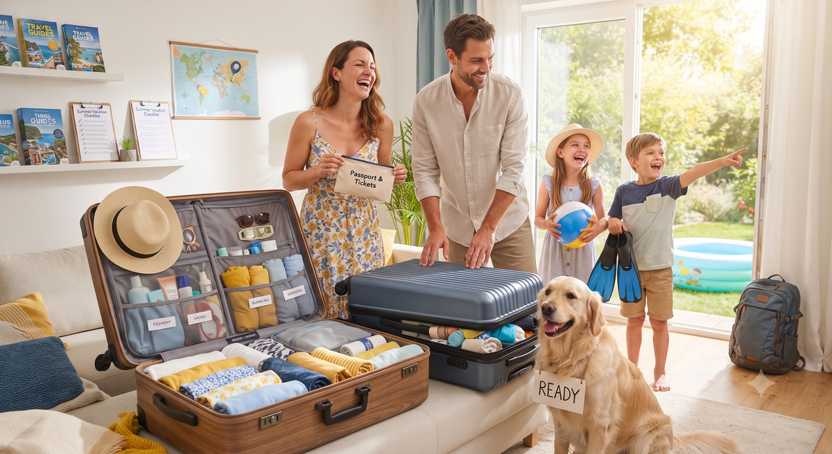 How to Organise Your Home Before Going on Holiday: A Simple Checklist for a Stress-Free Summer