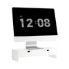 SoBuy BBF02-W, Monitor Stand Computer Screen Monitor Riser Desk Organizer, White