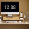 SoBuy BBF12-N, Monitor Stand Computer Screen Monitor Stand Monitor Riser Desk Organizer, Wood
