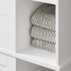 SoBuy BZR104-W, Tall Bathroom Storage Cabinet with Laundry Basket Slim Freestanding Bathroom Unit, Narrow Storage Cupboard with Shelves, Bathroom Towel Storage, White 60x37x171 cm