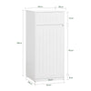 SoBuy BZR110-W, Laundry Cabinet Laundry Chest Bathroom Storage Cabinet, White