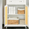 SoBuy BZR120-W, Bathroom Cabinet Storage Cupboard with Drawer and Double Doors, White