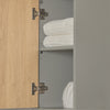 SoBuy BZR131-NG, Bathroom Tall Cabinet Tall Cupboard Bathroom Storage Cabinet, Wood