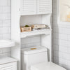 SoBuy BZR135-W, Over Toilet Cabinet Bathroom Space Saver Bathroom Storage Cabinet Cupboard with 2 Shutter Doors, White
