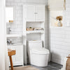 SoBuy BZR135-W, Over Toilet Cabinet Bathroom Space Saver Bathroom Storage Cabinet Cupboard with 2 Shutter Doors, White