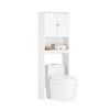 SoBuy BZR136-W, Over Toilet Cabinet Bathroom Space Saver Bathroom Storage Cabinet Cupboard with 2 Doors, White