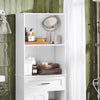 SoBuy BZR141-W, Bathroom Tall Cabinet Tall Cupboard Bathroom Storage Cabinet, White