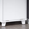 SoBuy BZR146-W, Laundry Cabinet Laundry Chest Bathroom Storage Cabinet with Laundry Basket, White