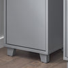 SoBuy BZR147-DG, Bathroom Tall Cabinet Tall Cupboard Bathroom Storage Cabinet, Grey