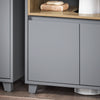 SoBuy BZR148-DG, Under Sink Cabinet Bathroom Vanity Unit Bathroom Cabinet Suitable for Pedestal Sinks, Grey
