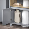 SoBuy BZR148-DG, Under Sink Cabinet Bathroom Vanity Unit Bathroom Cabinet Suitable for Pedestal Sinks, Grey