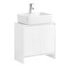 SoBuy BZR157-W, Under Sink Cabinet Bathroom Vanity Unit Bathroom Storage Cabinet with 2 Doors, White