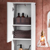 SoBuy BZR163-W, Bathroom Tall Cabinet Tall Cupboard Bathroom Storage Cabinet, White