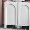 SoBuy BZR164-W, Under Sink Cabinet Bathroom Vanity Unit Bathroom Cabinet Suitable for Pedestal Sinks, White