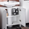 SoBuy BZR164-W, Under Sink Cabinet Bathroom Vanity Unit Bathroom Cabinet Suitable for Pedestal Sinks, White