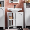 SoBuy BZR164-W, Under Sink Cabinet Bathroom Vanity Unit Bathroom Cabinet Suitable for Pedestal Sinks, White