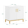 SoBuy BZR179-W, Under Sink Cabinet Bathroom Vanity Unit Bathroom Storage Cabinet with 2 Doors, White