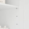 SoBuy BZR188-W, Kitchen Bathroom Wall Cabinet Wall Storage Cabinet Unit with 3 Side Storage Shelves, White