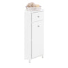 SoBuy BZR194-W, Bathroom Corner Cabinet Storage Cabinet Bathroom Wall Cabinet, White