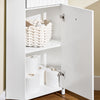 SoBuy BZR194-W, Bathroom Corner Cabinet Storage Cabinet Bathroom Wall Cabinet, White