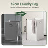 SoBuy BZR21-II-W, Laundry Cabinet Laundry Chest Bathroom Storage Cabinet with Laundry Basket White W40 x D38 x H90cm