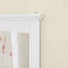SoBuy BZR212-W, Bathroom Mirror Cabinet – White Wall Mounted Bathroom Cabinet with Shelf, MDF & Glass Mirror Storage Unit 60x6x53.5cm
