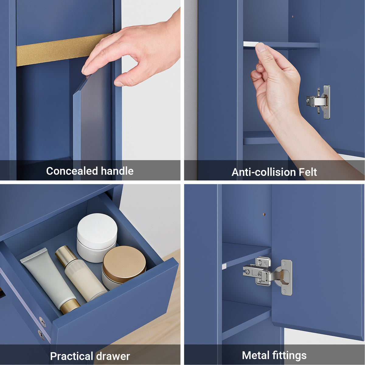 SoBuy BZR34-II-B self-assembly overview – flat pack slim bathroom storage cupboard with included hardware and instructions