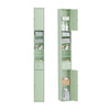 SoBuy BZR34-II-GR, Tall Bathroom Storage Cabinet - Freestanding Slim Bathroom Cabinet, Water-Resistant MDF with Adjustable Shelves and Drawer - Compact Bathroom Furniture, Light Green, 20x20x180cm