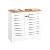 SoBuy BZR40-W, Under Sink Cabinet Bathroom Vanity Unit Bathroom Storage Cabinet, White