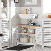SoBuy BZR40-W, Under Sink Cabinet Bathroom Vanity Unit Bathroom Storage Cabinet, White
