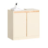SoBuy BZR78-MI, Under Sink Cabinet Bathroom Vanity Unit Bathroom Storage Cabinet, Beige