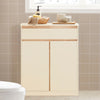 SoBuy BZR79-MI, Laundry Cabinet Laundry Chest Bathroom Cabinet Storage Cabinet, Beige