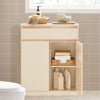 SoBuy BZR79-MI, Laundry Cabinet Laundry Chest Bathroom Cabinet Storage Cabinet, Beige