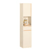 SoBuy BZR80-MI, Bathroom Tall Cabinet Cupboard Bathroom Storage Cabinet, Beige