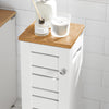 SoBuy BZR85-W, Bathroom Toilet Paper Roll Holder Cabinet Storage Cabinet, White