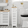 SoBuy BZR85-W, Bathroom Toilet Paper Roll Holder Cabinet Storage Cabinet, White