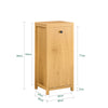 SoBuy BZR96-SN, Laundry Cabinet Laundry Chest Bathroom Cabinet Storage Cabinet, Brown