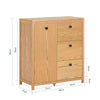 SoBuy BZR97-N, Laundry Cabinet Laundry Chest Bathroom Storage Cabinet, Wood