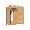SoBuy BZR97-N, Laundry Cabinet Laundry Chest Bathroom Storage Cabinet, Wood