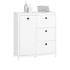 SoBuy BZR97-W, Laundry Cabinet Laundry Chest Bathroom Storage Cabinet, White