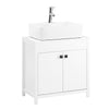 SoBuy BZR98-W, Under Sink Cabinet Bathroom Vanity Unit Bathroom Storage Cabinet, White