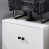 SoBuy BZR98-W, Under Sink Cabinet Bathroom Vanity Unit Bathroom Storage Cabinet, White