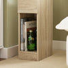 SoBuy FBT111-N, Slim Bedside Table Bedside Cabinet Narrow Side Table Nightstand with Drawer and Shelf for Bedroom Living Room Natural W20 x D35 x H60cm