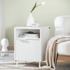SoBuy FBT124-W, Bedside Table Night Stand Side Table End Table Coffee Table Lamp Table with Door, White