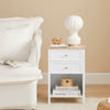 SoBuy FBT126-WN, Bedside Table Nightstand Side Table End Table Sofa Side Table Lamp Table, White