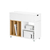 SoBuy FBT134-W, Mobile Storage Cabinet Side Cabinet File Cabinet, White