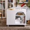 SoBuy FBT135-W, Storage Cabinet Side Cabinet Sofa Side Table End Table, White
