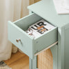 SoBuy FBT159-GR, Side Cabinet Storage Cabinet Sofa Side Table End Table, Green