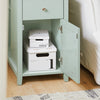 SoBuy FBT159-GR, Side Cabinet Storage Cabinet Sofa Side Table End Table, Green